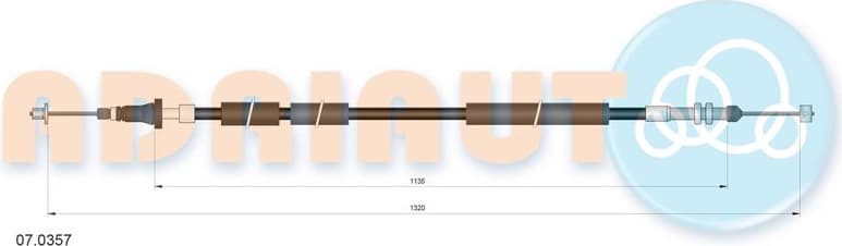 Accelerator Cable 07.0357