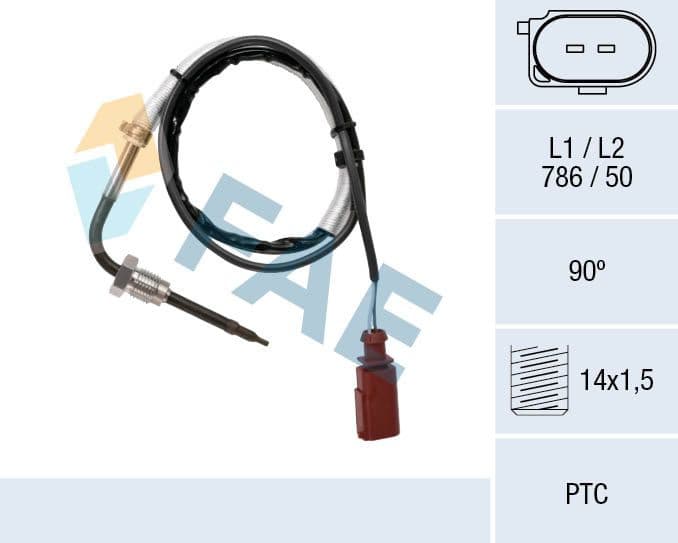 Sensor, exhaust gas temperature 68089