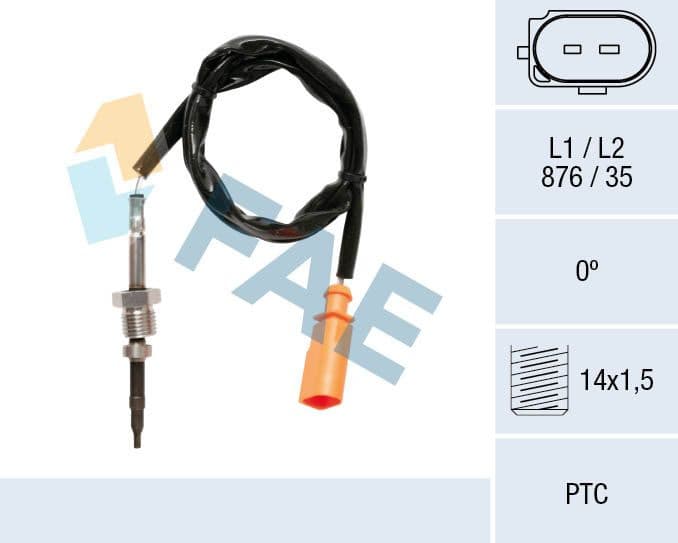 Sensor, exhaust gas temperature 68057