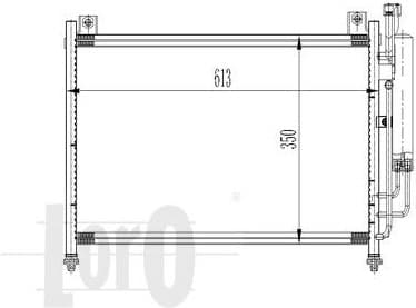 Condenser, air conditioning LORO 030-016-0013 - image 2