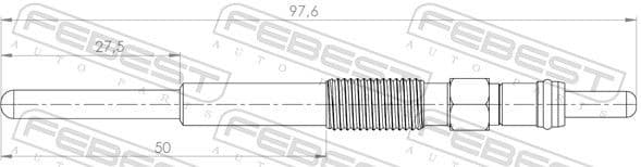 Glow Plug 25642-003 - image 2