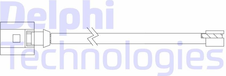 Warning Contact, brake pad wear LZ0299