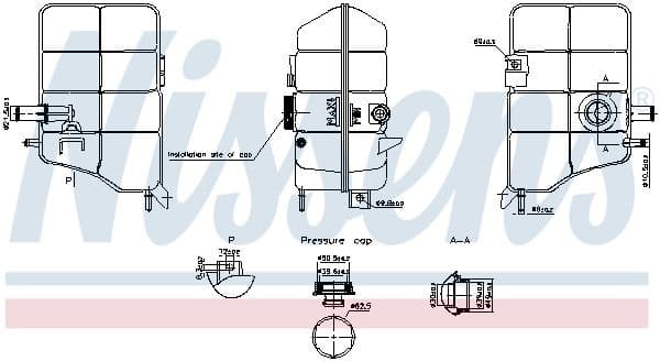 Expansion Tank, coolant ** FIRST FIT ** 996254