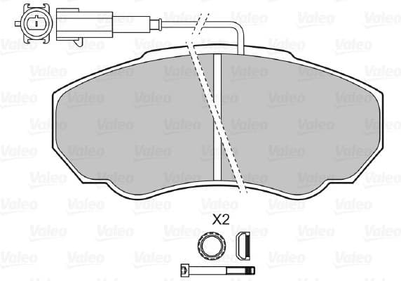 Brake Pad Set, disc brake 598568 - image 2