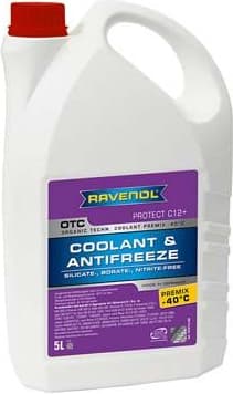 Antifreeze RAVENOL OTC Premix -40°C Protect C12+ 1410112-005-01-999
