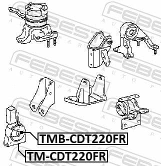 Mounting, engine TM-CDT220FR - image 2
