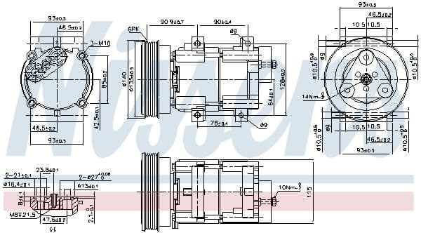 Compressor, air conditioning ** FIRST FIT ** 89191 - image 6