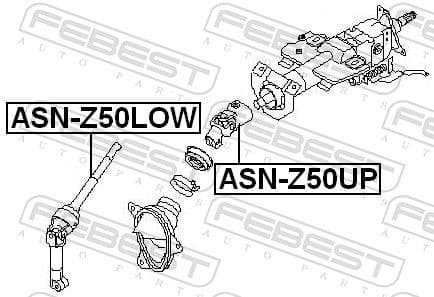 Steering Shaft ASN-Z50LOW - image 2