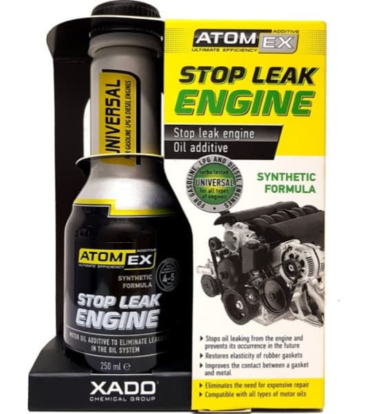 Priedas ATOMEX Stop Leak varikliams 250ml - XA 41813