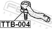 Repair Kit, tie rod end TTB-004 - image 2
