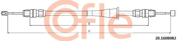 Cable Pull, parking brake 92.20.160B082