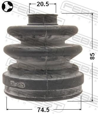 Bellow, drive shaft 0215-EP16T - image 2