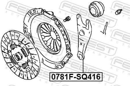 Release Fork, clutch 0781F-SQ416 - image 2