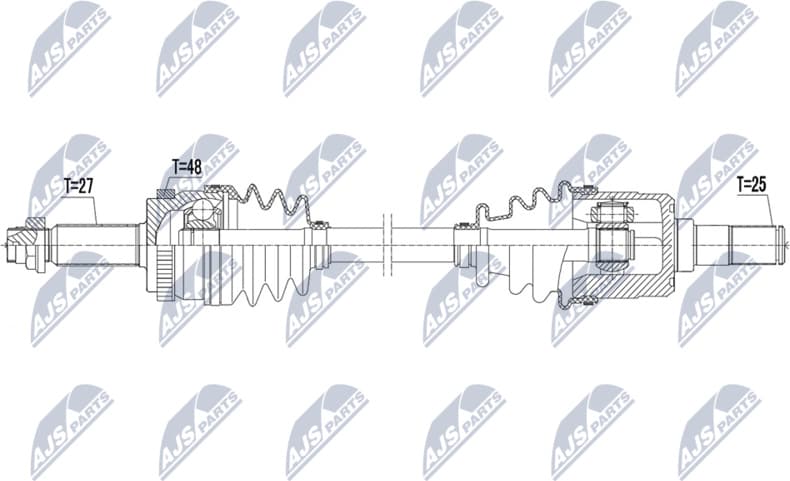Drive Shaft NPW-KA-392