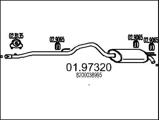 Rear Muffler 01.97320