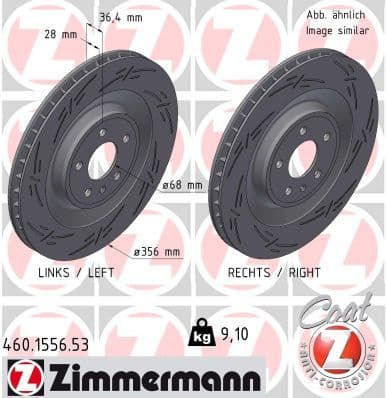 Brake Disc BLACK Z 460.1556.53