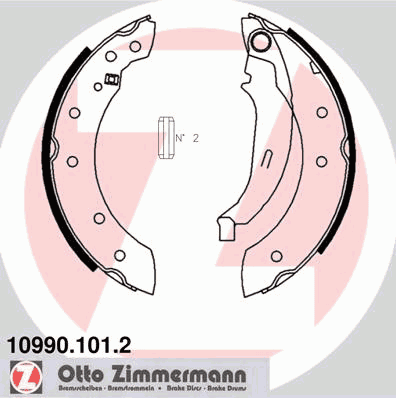 Brake Shoe Set 10990.101.2