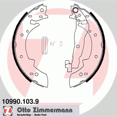 Brake Shoe Set 10990.103.9