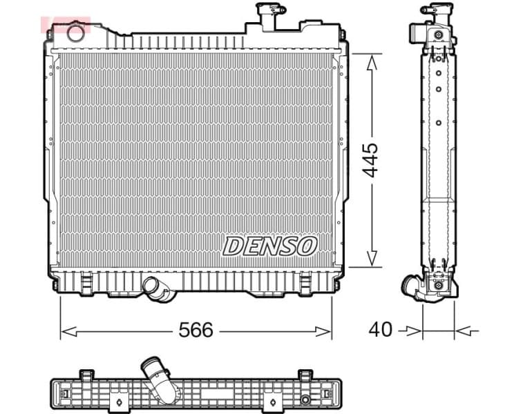 Radiator, engine cooling DRM23119