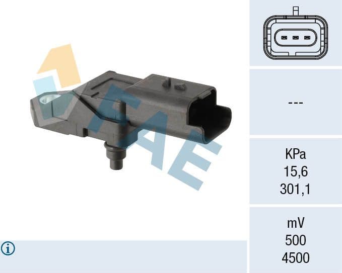 Sensor, intake manifold pressure 15270
