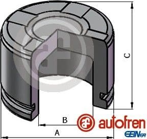 Piston, brake caliper D025662