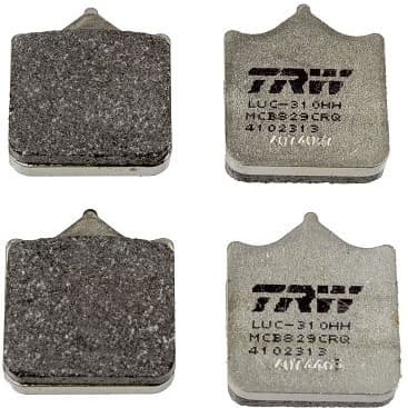 Brake Pad Set, disc brake Hyper Carbon Racing MCB829CRQ - image 2