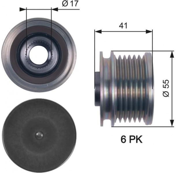 Alternator Freewheel Clutch DriveAlign™ OAP7115