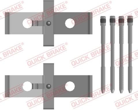 Accessory Kit, disc brake pad 109-0136