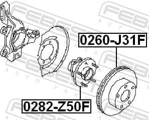 Wheel Hub 0282-Z50F - image 2