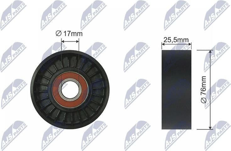 Tensioner Pulley, V-belt RNK-AU-033