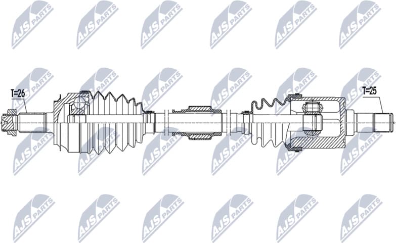 Drive Shaft NPW-HD-092