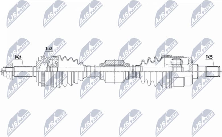 Drive Shaft NPW-KA-376