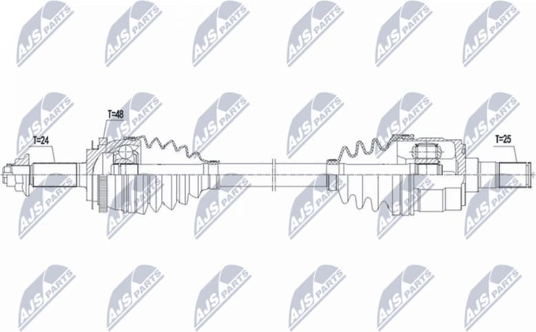 Drive Shaft NPW-KA-374
