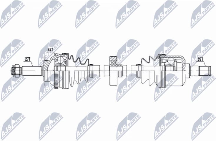Drive Shaft NPW-HY-607
