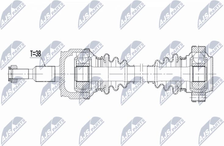 Drive Shaft NPW-VW-189
