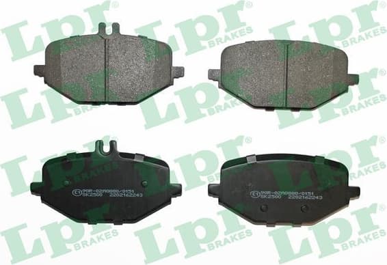 Brake Pad Set, disc brake 05P2243
