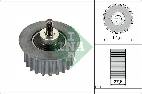 Deflection Pulley/Guide Pulley, timing belt 532 0998 10