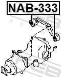 Mounting, differential NAB-333 - image 2