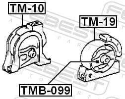 Mounting, engine TMB-099 - image 2
