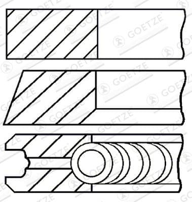 Piston Ring Set 08-145100-10