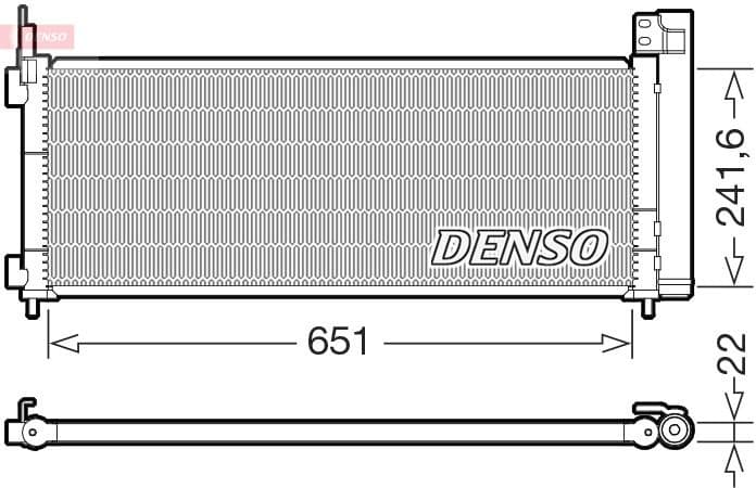 Condenser, air conditioning DCN50123