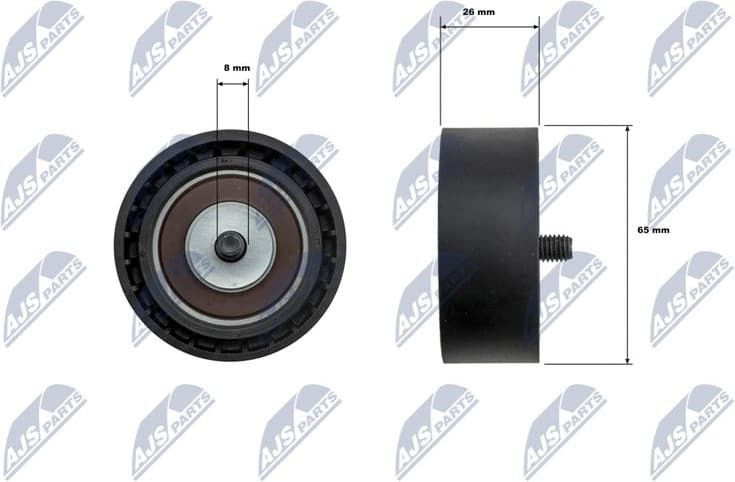 Deflection/Guide Pulley, V-ribbed belt RNK-FR-070