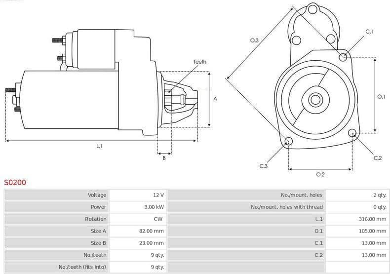 Starter AS S0200 - image 5