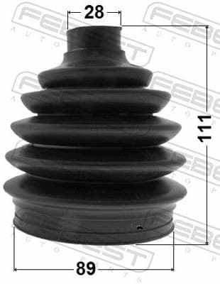 Bellow Kit, drive shaft 1417P-NA - image 2