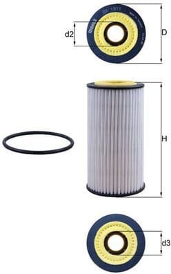 Filter oil OX1311D