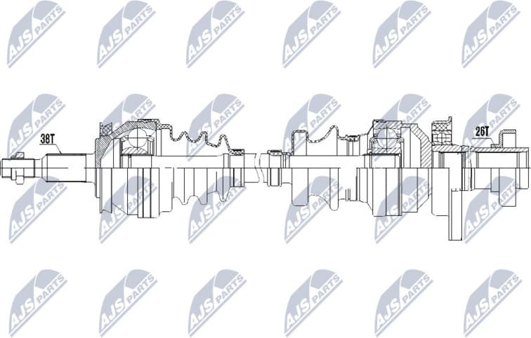 Drive Shaft NPW-VW-101