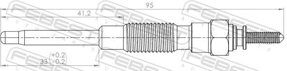 Glow Plug 01642-006 - image 2