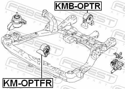Mounting, engine KM-OPTFR - image 2