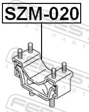 Mounting, engine SZM-020 - image 2
