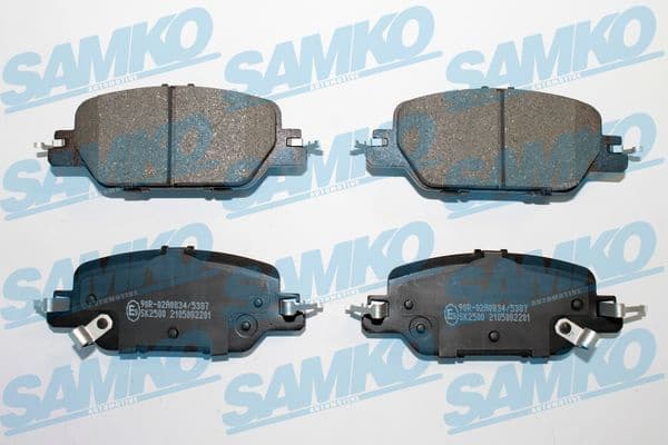 Brake Pad Set, disc brake 5SP2201
